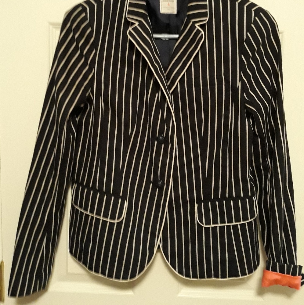 GAP Academy Pinstriped Blazer EUC